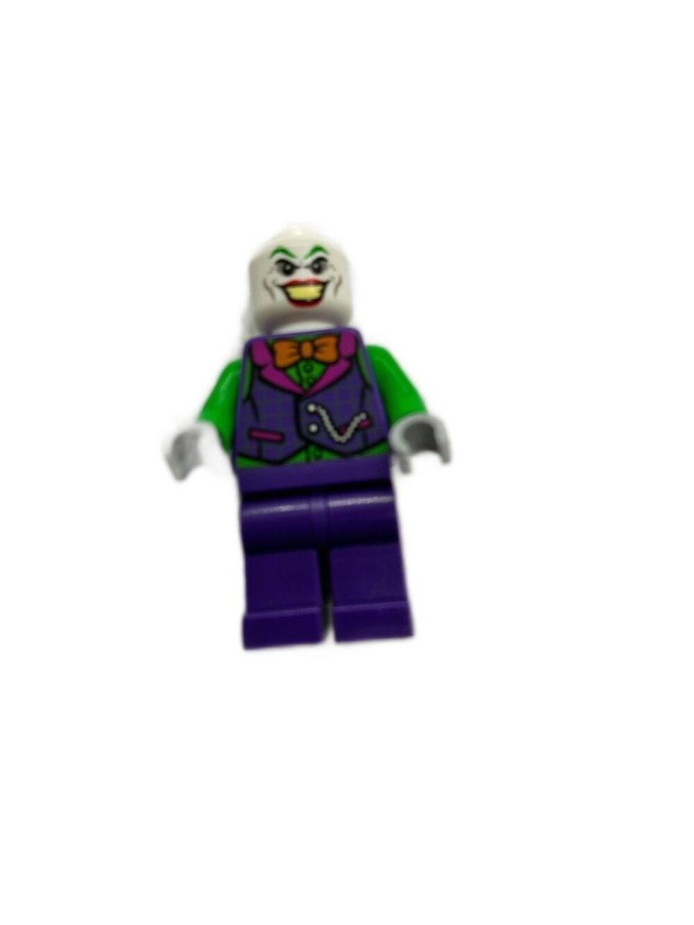 LEGO DC Super Heroes The Joker Minifigure Purple Vest Green Shirt Batman Villain